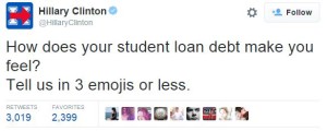 Clinton - college debt